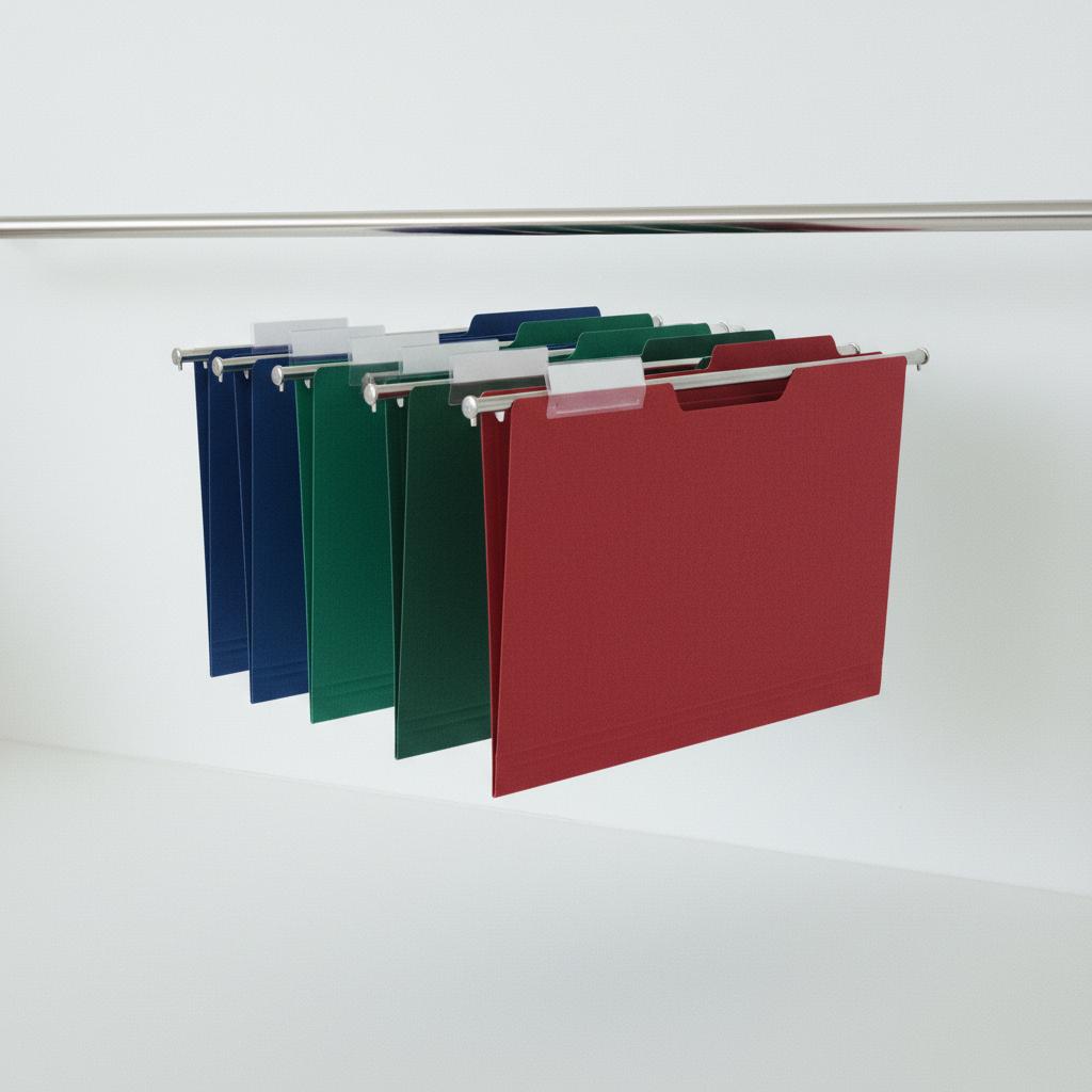 Color file folders
